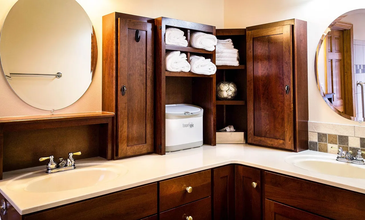 욕실 선반 수납